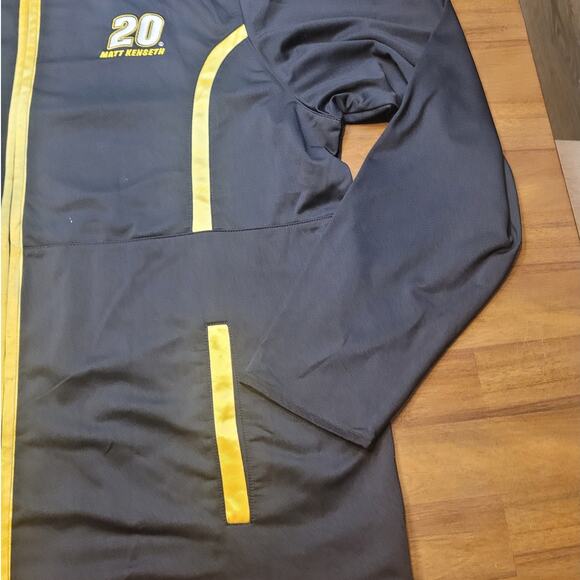 Chase Authentics NASCAR Jacket XL Matt Kenseth #20 Black Yellow – EUC - Picture 4 of 12